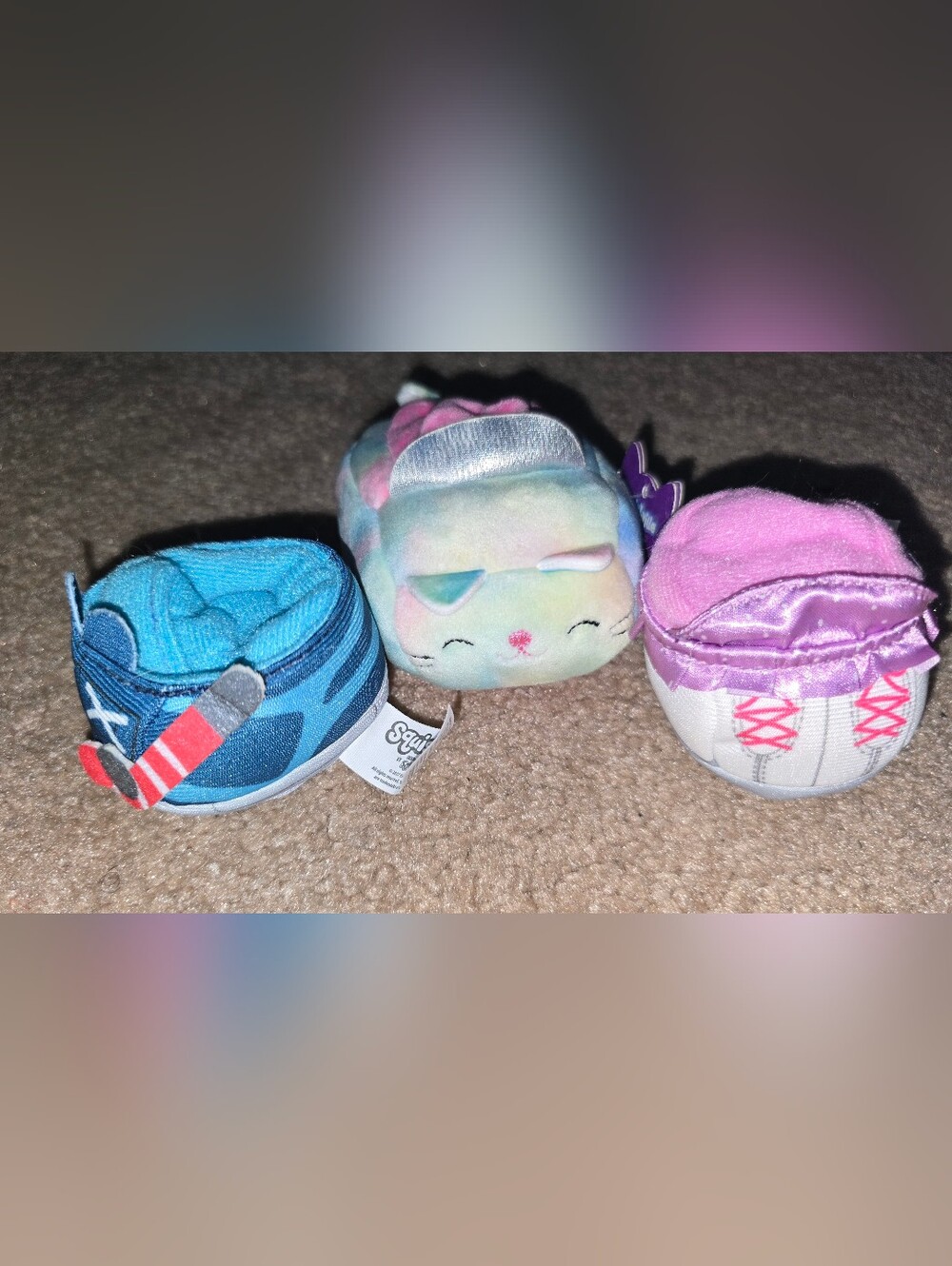 Lot Of 3 Squishmellows Mini Squishmellow Vehicles
